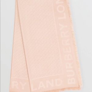 Monogram Silk Wool Jacquard Large Square Scarf